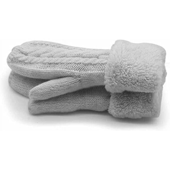 MMTX Women's Winter Warm Gloves, Super Thick Knitted Women's Mittens Winter Gloves Outdoor Gloves, Christmas Birthday Gift for Women Girls Mother Daughter Lovers