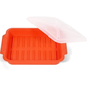 MMUGOOLER Microwave Easy Bacon Maker/Cooker with Lid, Safety, Quick and with No