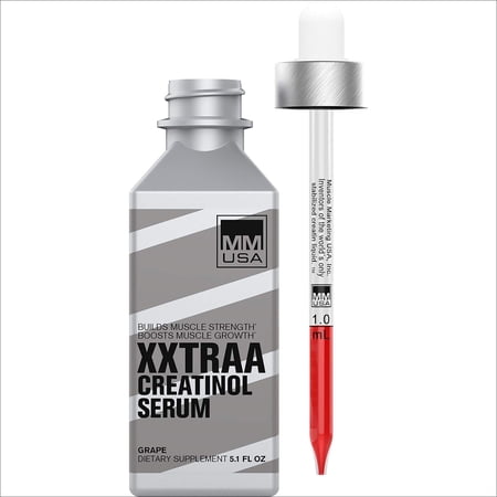 MMUSA XXTRAA Up Your Lifting Game with a Bodybuilding Pre-Workout Serum Containing Liquid Creatinol and Taurine. Build Strength and Endurance Anti-Inflammatory Supplement for Weightlifting