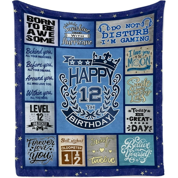 MMYGU 13 Year Old Girl Boy Gift Ideas 13th Birthday Gifts for Girls Boys Coolest Gifts For 13 Year Old Boys Best Gifts for 13 Year Old Girl 13th Birthday Decorations for Girls Boy 50x60in