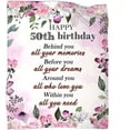 thumbnail image 1 of MMYGU 40th Birthday Blanket 40 Year Old Throw Blankets Throws for Women Turning 40 Birthday Giftsch 50x60in, 1 of 6