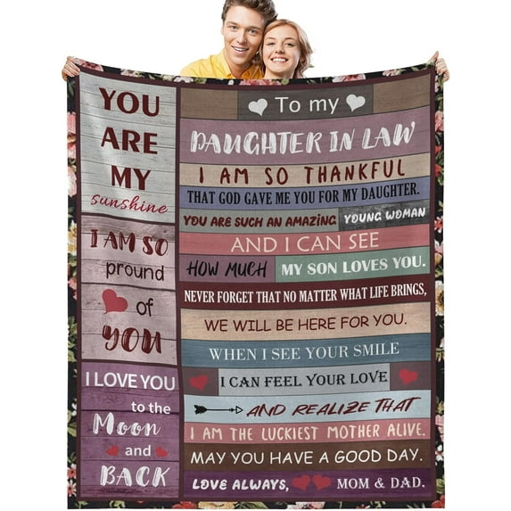 MMYGU Aunt Birthday Gift Blanket Flannel Soft and Comfortable Anti static Bed Sofa Blanket 40x50in
