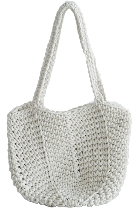 Bohemia Beach Bag Women Macrame Shoulder Tote Bags Crossbody Purse Underarm Travel Bags Summer Knitted Handbag 2025