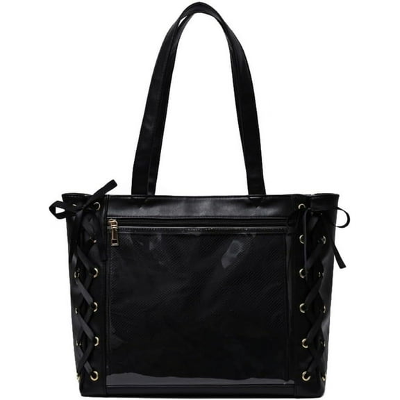 MMYGU Cute Japanese Ribbon Ita Bag Tote Crossbody Bag Messenger Bag for Women JK Aesthetic Bag Y2K Purse