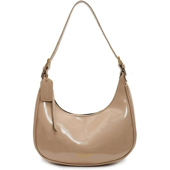 MMYGU Cute Tote Handbag Crescent Shoulder Bags for Women Under the Arm Purses Mini Clutch Purse with Zipper Closure