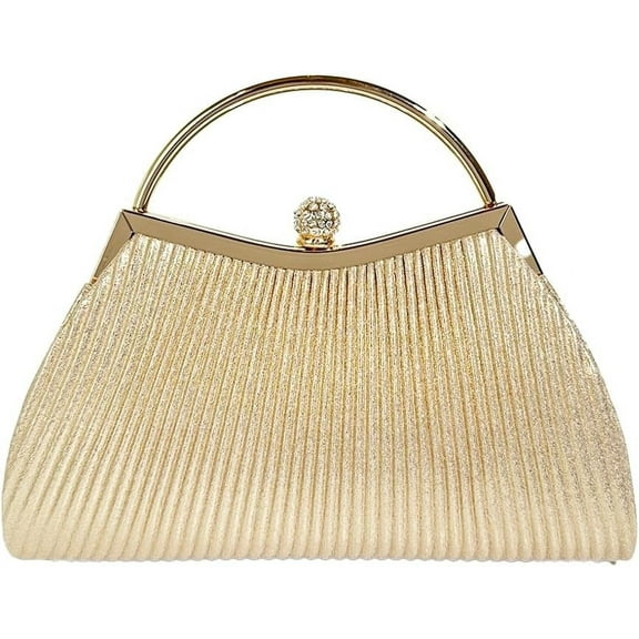 MMYGU Evening Clutch for Women Shiny Evening Bag Elegant Purse Gorgeous Handbags for Feast Party Wedding