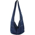 thumbnail image 1 of MMYGU Fashion Shoulder Bag for Women Men Retro Large Denim Crossbody Bag Satchel, 1 of 4