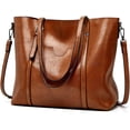 thumbnail image 1 of MMYGU Faux Leather Tote Bag for Women Large Capacity Handbag Top Handle Satchel Fashion Shoulder Bag Crossbody Bag Purse, 1 of 7