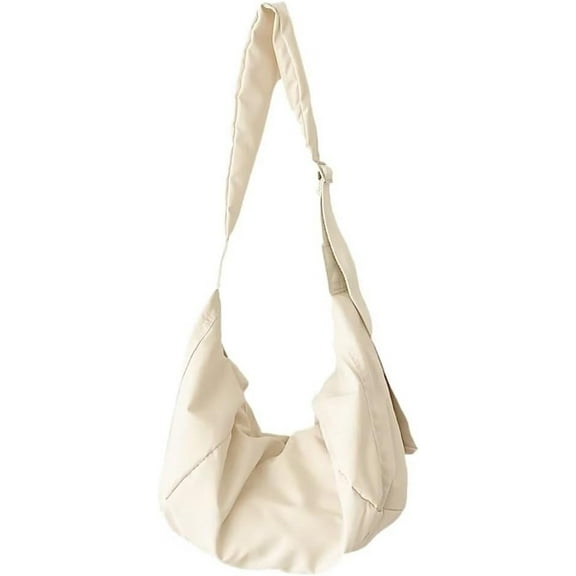 MMYGU Hobo Bag for Women Casual Quilted Shoulder Purse Waterproof Travel Messenger Bag Lightweight Crescent Handbag