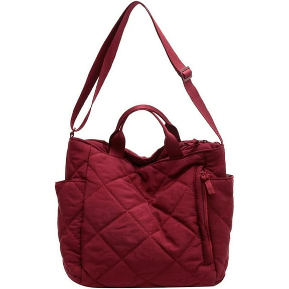 MMYGU Hobo Bag for Women Puffer Bag Quilted Down Cotton Padding Totes Shoulder Crossbody Bag Handbag Purse