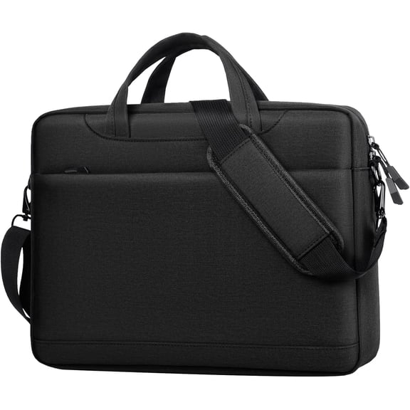 MMYGU Laptop Case, Basics Laptop Bag with Compartment, Carrying Briefcase Messenger Bag with Strap,Pocket
