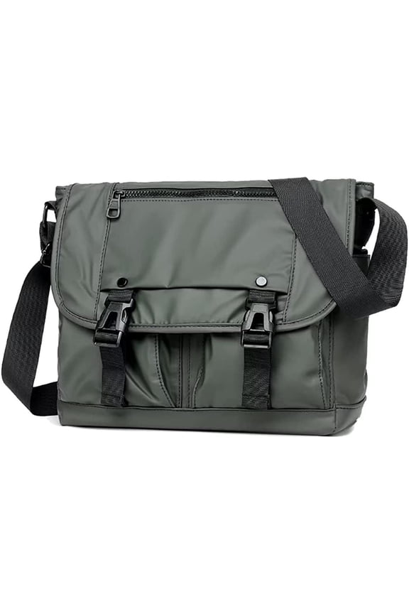 Men's Crossbody Bag Waterproof Messenger Satchel Lightweight Shoulder Bag Multi-Pocket Briefcase