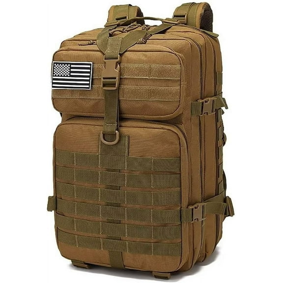 MMYGU Mens Backpack Waterproof Military Tactical Daypack 50L Hiking Daypack Outdoor Molle Bag Army 3 Day Assault Pack