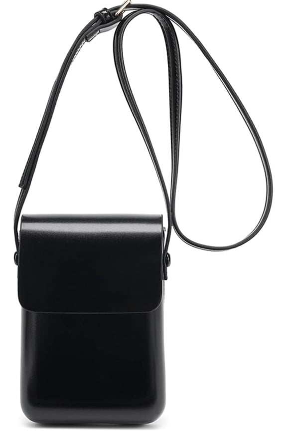 Mini Over Shoulder Handbag for Women Small Travel Crossbody Casual Simple Sling Satchel Bag,black