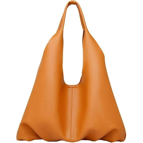 MMYGU Slouchy Hobo Bags Women Tote Bag Retro PU Crossbody Purse Soft Shoulder Purses 2pcs Handbags Casual Work College Bag