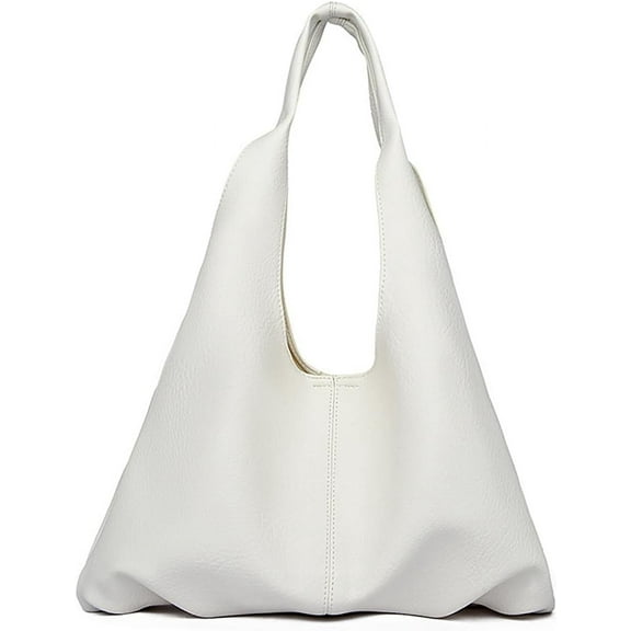 MMYGU Soft Vegan Leather Shoulder Bag for Women Fashion Hobo Purse Large Dumpling Totes Handbag 2pcs Set Top Handle Satchel