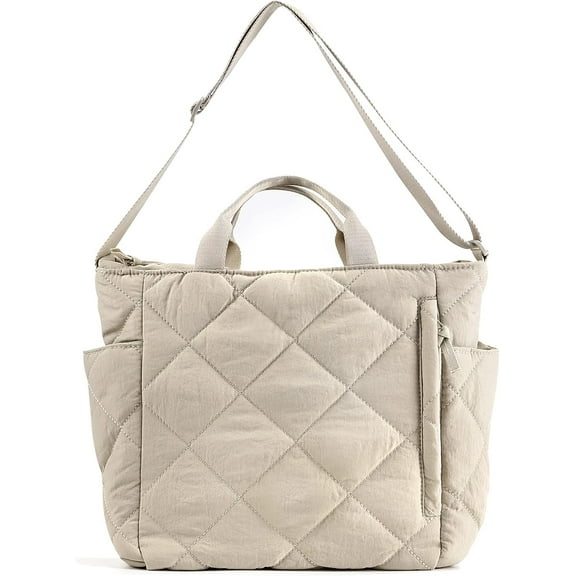 MMYGU Tote Bag for Women Handbag Lightweight Padding Shoulder Bag Nylon Padded Crossbody Bag