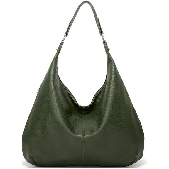 MMYGU Tote Bag for Women Soft Faux Leather Shoulder Bag Retro Satchel Zipper Closure Handbag Large Capacity Purse