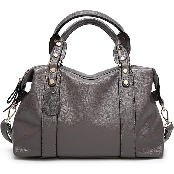 MMYGU Vegan PU Leather Purses and Handbags for Women Fashion Boston Shoulder Bag Top Handle Satchel Ladies Hobo Crossbody Bags