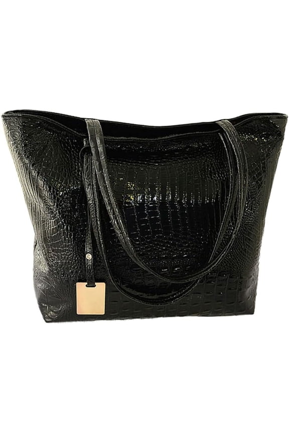 Women' Hobo Bag PU Leather Shouder Bag Large Handbag Totes Fashion Top Handle Purse with Crocodile Pattern