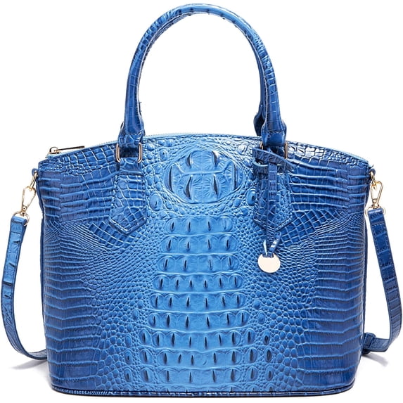 MMYGU Women Purse Satchel Bag Long Crossbody Classy Tote Bag Top Handle Vegan Leather Ladies Handbags Embossed Pattern