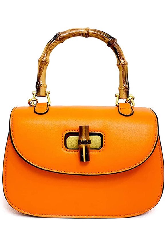 Women Trendy Saddle Bag Special Retro Handle Bags Color Strap Shoulder Bag