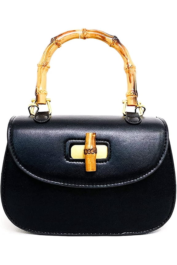 Women Trendy Saddle Bag Special Retro Handle Bags Color Strap Shoulder Bag