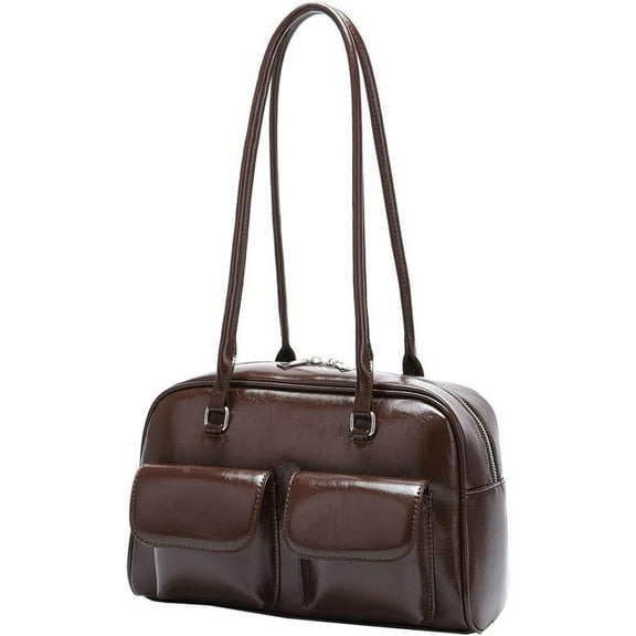 MMYGU Women Y2k Shoulder Bag Vintage Bags Crossbody Purse Multi Pocket Top Handle Bags Underarm Tote Handbag 2025