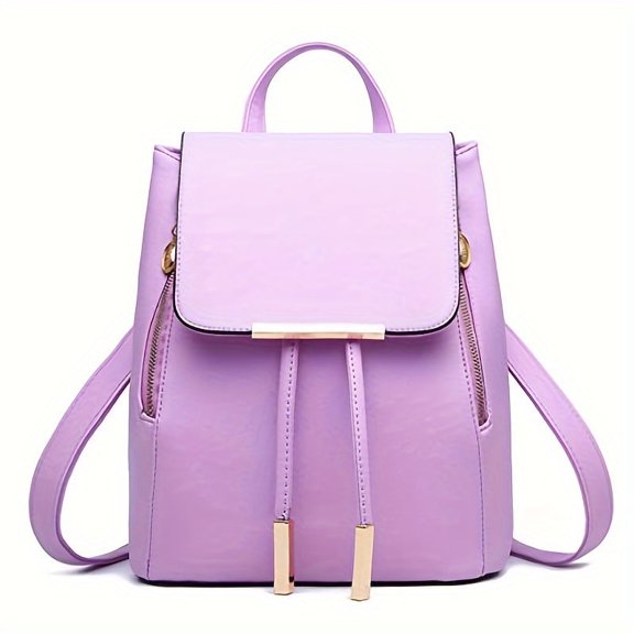 MMYGU Women‘s Mini Backpack Purse Versatile Flap Daypack Preppy Style College Schoolbag