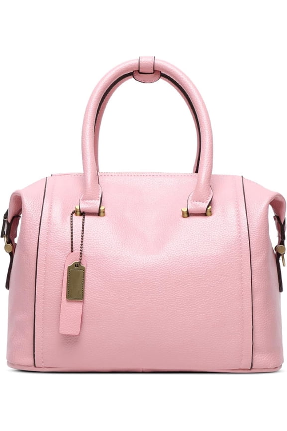 Women's Satchel Purses and Handbags PU Leather Top Handle Shoulder Bags Stylish Boston Barrel Bags Designer Crossbody