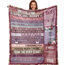 MMYGU reat Aunt Gifts Best Aunt Ever Gifts Favorite Aunt Gifts from Niece/Nephew Gifts for Aunt from Niece/Nephew Aunt and Niece Gifts Gifts for Aunts Birthday Gifts for Aunt Blanket(30*40inch)