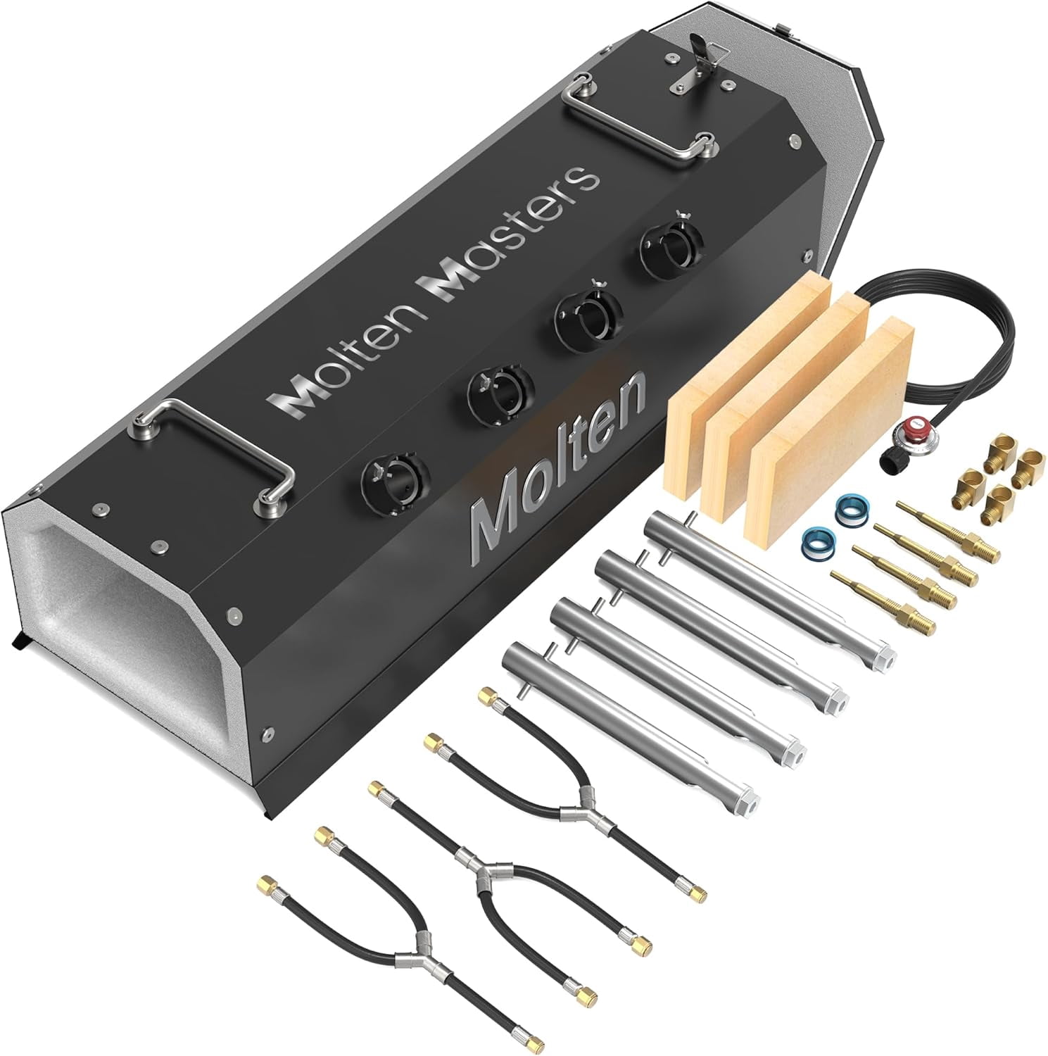 Maker Forge MMasters Four Burner Propane Forge for Knife Making, Blacksmithing ...