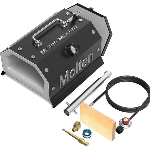 MMasters Single Burner Propane Forge for Knife Making, Blacksmithing, Damascus Steel Forging, Durable & Efficient Gas Forge for Home & Professional Use