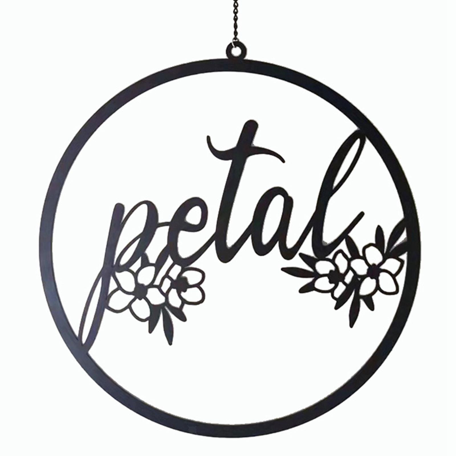 MMolecule Birds Metal Wall Decor Art Metal Garden Wall Art Signs Black