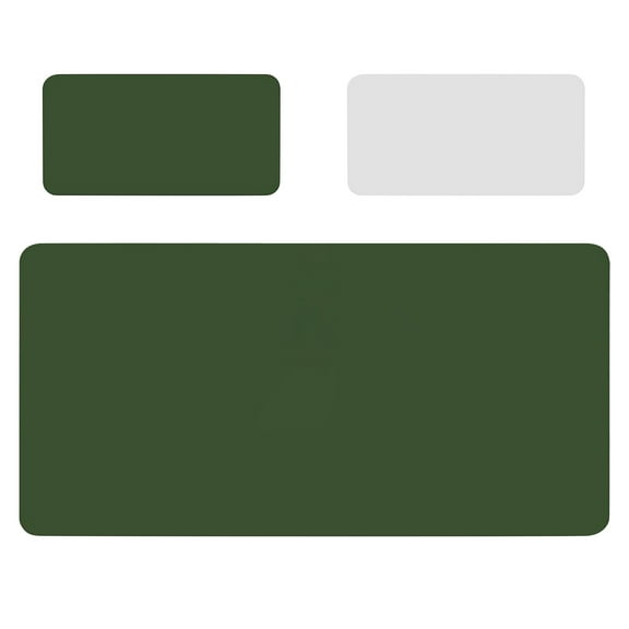 MMolecule Desk Pad Protector Mat Dual Side PU- Leather Desk Mat Large Mouse Pad Waterproof- Desk Office Home Table Decor (23.6in×11.8in)