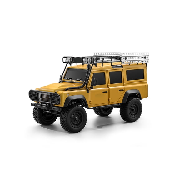 MN-111C 1/18 Scale RC Stone Crawler Truck, 2.4G 4WD Off-Road RC Climbing Car with Two-Speed Transmission, Controllable LED Lights, Independent Suspension for Enthusiasts