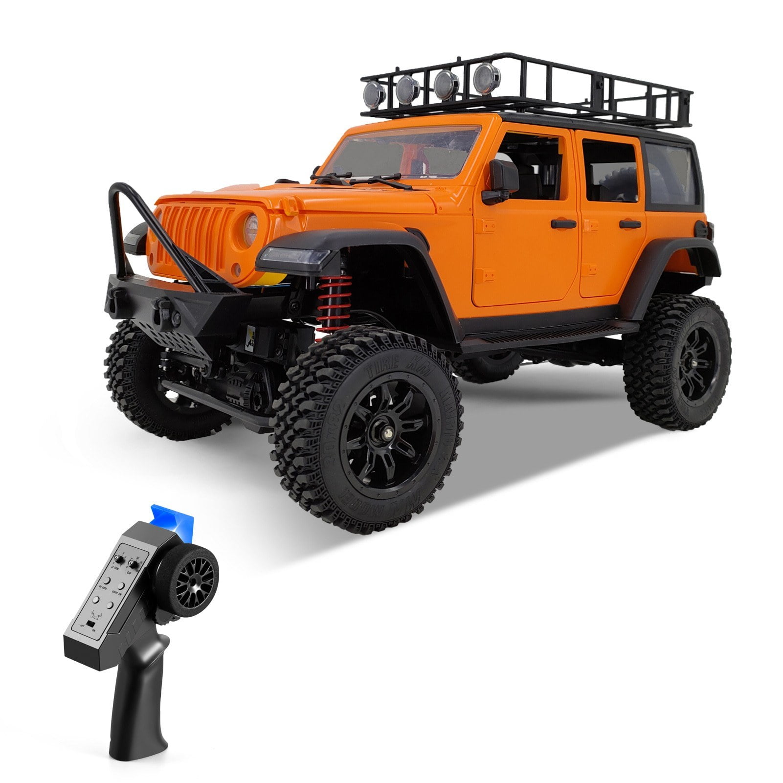 MN-128 1:12 Scale 2.4G Remote Control Off-Road Crawler Truck with Lights