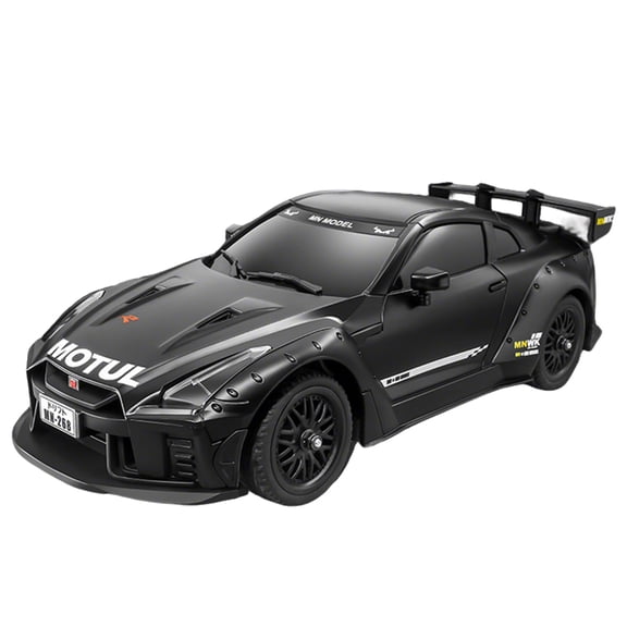 MN-268 1:16 Scale Full-Proportional Steering RC Drift Car Model, 2.4G 20KM/H HighSpeed Racing Car with Gyro and Dual-Speed Modes (RTR Version/Black)