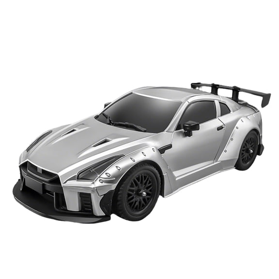 MN-268 1:16 Scale Full-Proportional Steering RC Drift Car Model, 2.4G 20KM/H HighSpeed Racing Car with Gyro and Dual-Speed Modes (RTR Version/Silver)