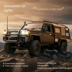 MN - 82S RC Off - road Vehicle, 1:12 Scale with 5 - Open Doors, Full - Function Lights & DIY Rear Compartment, All - Terrain Tires for Realistic Control