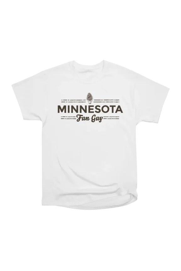 MN Fun Guy Fungi dark brown T-Shirt Tee Gift For Him Merch For Her Apparel For Friend