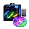 thumbnail image 1 of Monster 16.4ft Indoor LED Strip Lights, Multicolor Flow LED Lights for Bedroom & TV, Sound Reactive, USB Powered with Remote, 1 of 8