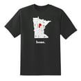 thumbnail image 1 of MN Map Minnesota Home State Love Minnesota Home Design T Shirt for Men Women Black,S, 1 of 1