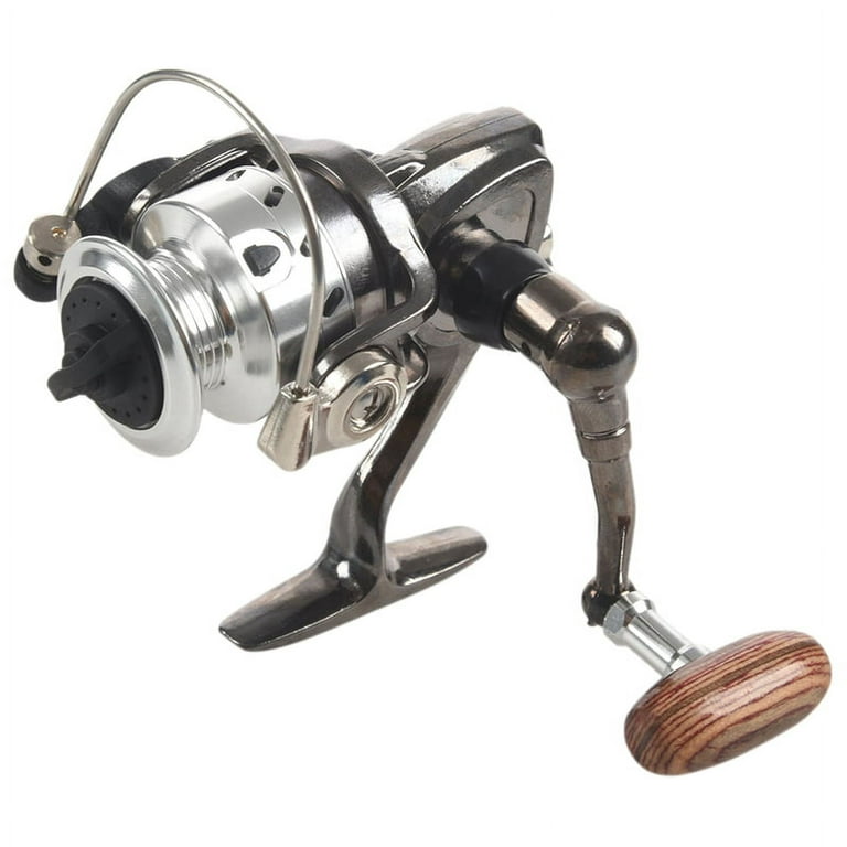 MN100 Full Metal Body Spinning Fishing Reel Ice Reel Raft Lure Wheel Mini  Small Reel