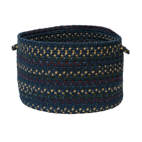 Colonial Mills 11' Blue and Beige Handcrafted Round Area Throw Rug