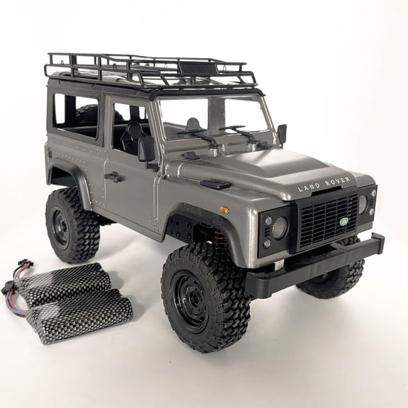 MN99S RC Rock Crawler 4x4 Land Rover RC Crawler 1/12 Scale Remote Control Truck All Terrain Proportional Throttle Steering 280 Motor Upgraded Chassis 2 Batteries Hobby Toy for Adult