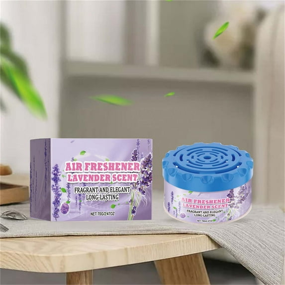 MNBFYX Air Freshener Odor Absorber Gel Round Smell Freshener Absorbs Odor from Bathrooms Cars Pet Areas Boats and RVs Lasting Aroma Indoor Spray Dormitory Student Toilet Deodorant