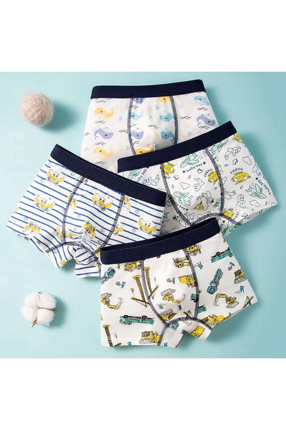 Big Kids Boys Pure Cotton Underwear Shorts Soft For Toddler Little Boys Daily Wear Boys Boxers