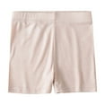 thumbnail image 1 of MNCEKFOD Kids Girls Dance Shorts Underwear Solid Color Breathable and Lightweight Elastic Waist Bike Shorts PK2 110, 1 of 4