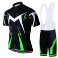 thumbnail image 1 of MNCEKFOD Men Short Sets Outfits Summer 2025 Stretchy Cycling Sports Suit Short Sleeve For Spring And Autumn Road Bike Riding Relax Fit Tracksuit Green XXXL, 1 of 2
